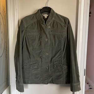 LL Bean Green Corduroy Jacket